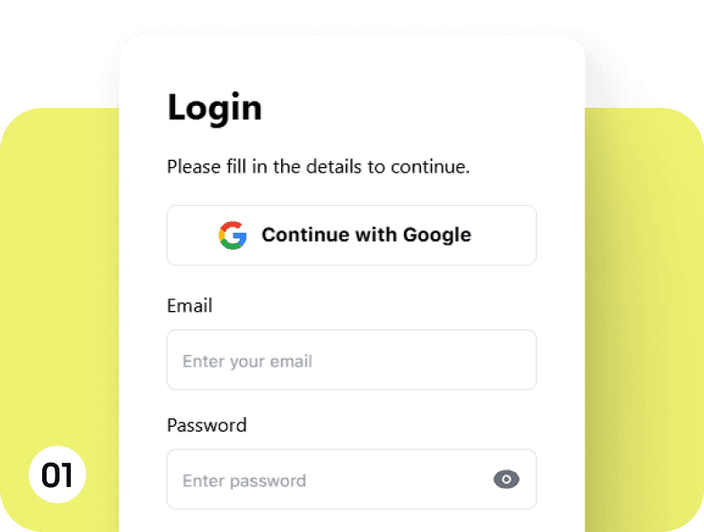 Create your profile